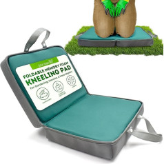 Green Thumbz Knee Cushion - 1 Pack Foldable Knee Cushion Garden with Carry Handle and Zip - Portable Green Knee Protection Work for Gardening, Training and Home Repairs
