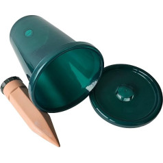 Bio Green Watering System for Raised Beds Hydro Cup | Constant and Even Water Supply | Prevents Over Watering and Drying Out | Set of 1 Clay Cone and 1 Cup Attachment | 2.5 Litres