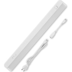 REV SLIDE Cabinet Light LED, Under Cabinet Light, LED Under-Unit Light, Expandable, 57 cm, 25,000 h, 8.5 W, 800 lu, White, White