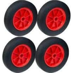 10 Inch Wheel for Pressure Washer Generator Trolley 250 mm Set 4