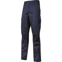 U-Power ST211DG Linea Smart Model Pretty Work Trousers, 98% Cotton / 2% Elastane, Dark Green, S Size, dark green