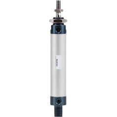 Luft-Pneumatikzylinder, doppeltwirkend, Mini-Bohrung, MAL25/32 mm, Hub 10, 15, 20, 25, 50, 60, 75, 80, 90, 100, 120, 125, 1 Stück (25 mm Hub, Bohrung 25 mm)