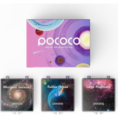 Pococo Nebula Realistic Discs for POCOCO Galaxy Lite Star Projector Home Planetarium, 5K Ultra HD, Pack of 3 (Nebula - 3 Discs without Projector)