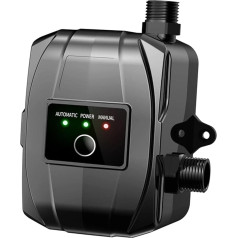 Sharplace Water Pressure Booster Pump Quiet Pressure Booster Pump Water Circulation Pump for Kitchen Sink Shower Black