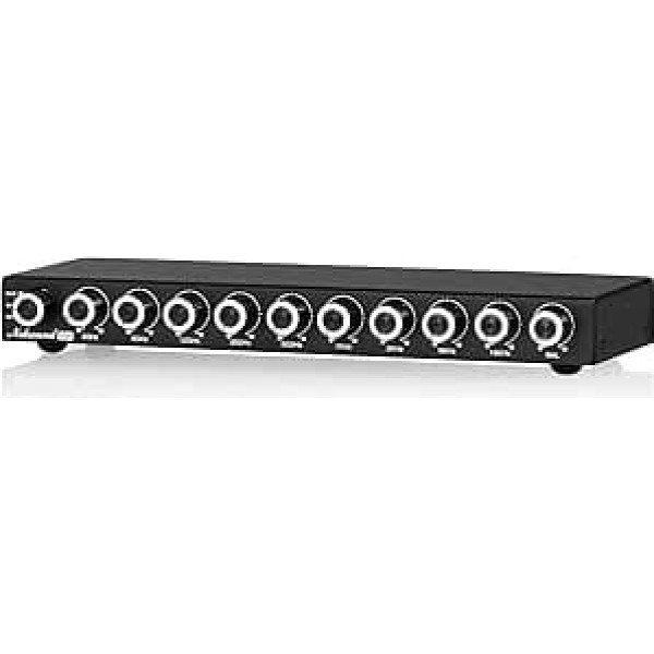 Nobsound HiFi 9-Band Stereo EQ Preamplifier Analogue Equalizer Audio Processor for Home/Car (EQ9)