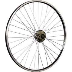 Taylor-Wheels 28 Inch Rear Wheel ZAC19 / 7 Speed Cog Ring - Black