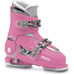 Roces Idea Up Children's Ski Boots Adjustable Deep Pink-White