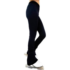 UniqGarb Figure Skating Practice Pants - Polar Fleece Thermal Black - Blue - Purple UGSP2 Ice Skating Pants for Girls Women
