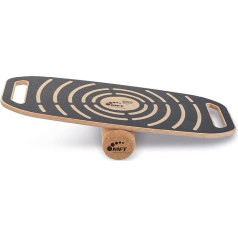 MFT Balance Board [Made in Austria] Balance Wooden Board Freestyle Wobble Board for Fun, Training, Fitness Wobble Board Children and Adults Sports Equipment Home for Balance & Stability
