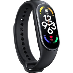 Xiaomi Mi Smart Band 7 Sport Activity Tracker, 1.62 Inch AMOLED Connected Watches, 110+ Training Modes, 14 Days Battery Life, Heart Rate Monitor, Sleep Monitor, 5ATM Waterproof