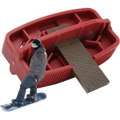 Generic Snowboard Tuning - Ski Edge Sharpener, Side Ski Angle Tool | Integrated Removable File for Sharpening Snowboards, Built-in Removable File, Scraper, Polishing for D