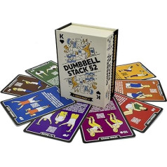 Stack 52 Dumbbell Exercise Cards. Video Instructions Included. Perfect for Training with Adjustable Dumbbell-free Weight Sets and Home Fitness (2019 Mega Pack)