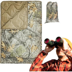 Waterproof Camping Blanket | Large Outdoor Travel Blanket | Multifunctional and Warm | Quilted for the Cold Season | Lightweight for Travel, Plane and Beach