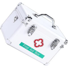 SOLUSTRE 1Stk Medizin-Box Reiseapotheke Reisepille Erste-Hilfe-Fall medizin veranstalter Gesundheitsvorsorge Erste-Hilfe-Kasten Aufbewahrungskiste Container reisen Hausapotheke pp-Material