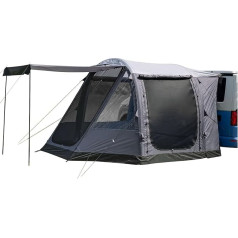 Skandika Aarhus Bus Awning Inflatable Freestanding 2 m Standing Height Waterproof 3000 mm Water Column Tunnel Tent, Bus Tent, Air Tent, Air Awning | Inflatable Tent for Car Bus Van Bulli