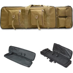 XVBVS Long rifle case, gun bag, tactical carabiner case, firearm transport, rifle backpack, shotgun case, weapon backpack for hunting, shooting, fishing