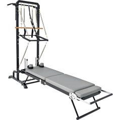 Homesally Pilates Devices for Home, Foldable Pilates Reformer Machine for Home Training, Pilates Device with Springs