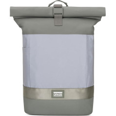 OAK25 Rolltop Backpack for Men and Women - Commute L - Reflective Bicycle Backpack - High Visibility & Safety - Bicycle Daypack with Laptop Compartment - Water-Repellent