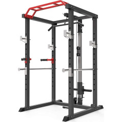 Squat Rack Power Cages Multifunctional Household Squat Rack Frame Gantry Fitness Barbell Rack Bench Press Training Equipment Power Rack
