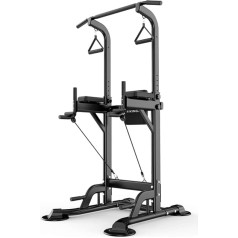 Fitness Power Rack Squat Rack Gym Power Tower Upper Tie Rod Soaking Station Height Adjustable Multifunctional Pull-Up Device Squat Cage