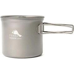 TOAKS Titan Pot 1100 ml Outdoor Camping Mug Cup Backpacking Camping Tableware