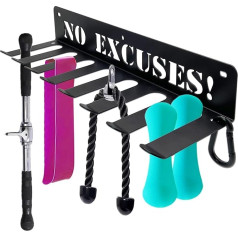 Home Gym Accessories Organisation, 16.75 inch, 8 Hooks, Home Fitness Accessories, Storage Rack, Storage for Home Fitness Equipment, Home Fitness Accessories, Home Fitness Decoration, Hanger for