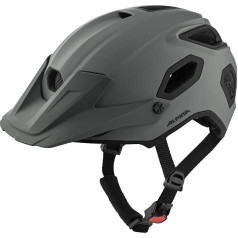 ALPINA COMOX - Durable, Shock-Absorbing & Adjustable Enduro Bicycle Helmet with Short Shield for Adults