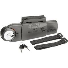 Axa Unisex's Toucan 120 Bike Folding Lock, Grey, 1200 mm