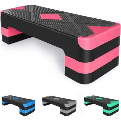 HaoKang Adjustable Aerobic Stepper Fitness Step Platform Health Workout for Sports Training