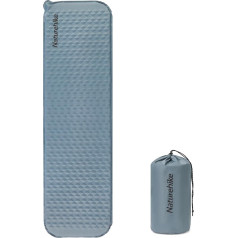 Naturehike Yugu Air Mattress Self-Inflating Sleeping Mat 3.5 cm Thick Compact Pack Size (Diameter 17 x 33 cm) Lightweight Air Mattress for Outdoor Camping, Trekking and Sports