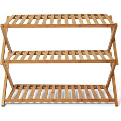 Tragbarer Campingschrank mit 3 Regalböden, leicht, zusammenklappbar, Aufbewahrungseinheit für Outdoor-Küche, ideal für Garten, Grill, Picknicks und Hinterhöfe, unterstützt 50 kg