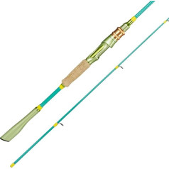 THKFISH Spinnrute, 32+36T Carbonfaser Steckrute 2 Teilig, ML Angelrute mit Korkgriff, Edelstahl-Ringe und Keramikring, Schnelle Aktion,180/210/240CM, Steckspinnrute zum Hecht/Barsch/Zander/Forelle