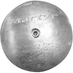 Martyr 194-cmr05 Rudder Anode/Flaps, 22 mm x 130 mm