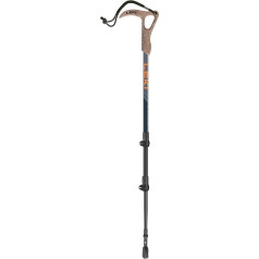 LEKI Wanderfreund High Fives Aluminium Adjustable Lightweight Hiking Pole (Single) for Trekking and Hiking