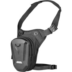 SPORWAY Multifunctional Bag Leg Bag Motorcycle Waterproof Motorcycle Leg Bag, Sports Belt Bag Large Capacity Motorcycle Leg Bag Men Motorcycle Bag for Hiking Camping Climbing, black, NO