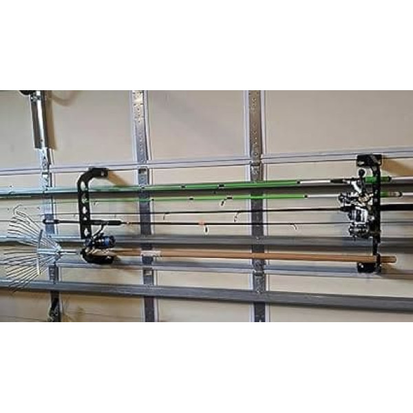 B BUBBLEFIN Angelruten Licht Werkzeuge Garagentor Hängeregal