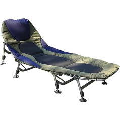 Folding Bed Guest Bed Adjustable Backrest, Aluminium Alloy Stand and 600D Oxford Fabric Camping Bed Camp Bed Foldable Guest Bed up to 150 kg