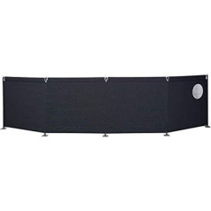 Isabella Mega Wind Protection, 4 Pieces, 460 x 120 cm, Granite