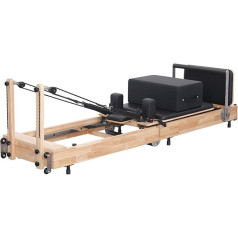 CASEGO Pilates-Körperformungsmaschine, faltbares Yoga-Trainingsbett für zu Hause, multifunktionales Aerobic-Kern-Pilates-Fitnessbett