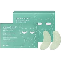 [MIZON] CICALURONIC VEGAN DE-PUFFING EYE GEL PATCHES (x42) Vegan Korean Skin Care - Hydrate, Soothe and Brighten the Under-Eye Area - Anti-Ageing/Anti-Wrinkle