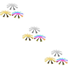 Healvian Nail Plate Model Manicure Cutting Template Nail Smile Line Cuticle Knife Toenail Clippers Models Tool French Manicure Templates Manicure Stencil Tri-Colour Set of 9