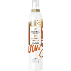 Pantene Pro-V Nourishing Mousse, Perfect Waves, 200 ml, with Argan Oil, Hold Level 3, Gives Shiny & Vibrant Waves, Hair Care