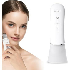 Blackhead Remover ANLAN Skin Scrubber Ultrasonic Exfoliating Pore Cleaner Face IPX5 Waterproof Wet and Dry Acne Remover Ion Skin Cleaner Face Massager for Face Care Facial Cleansing