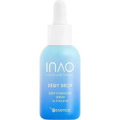 Inao Dewy Drop Deep Hydration Moisturising Serum with 2% Hyaluronic Moisturising Smoothing Refreshing for All Skin Types Can Be Combined Vegan & Clean Face Serum Hyaluronic Serum