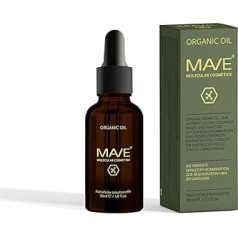MAVE Organic Oil 30 ml - Natural Care Oil for Nails, Skin & Face | Anti-pimples & Anti-Ageing | Strengthens Nails, Nourishes Cuticles | Supports Nail Fungus | Smooths & Protects Against Wrinkles