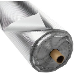 Weedness Grow-Diamond Reflection Film 10 Metre Roll - Growing Indoor Box Plants Garden White Black Anti Detect Heating