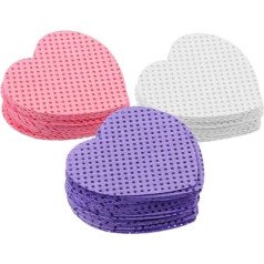 Beatifufu 3 Boxes and Eyelash Accessories Cotton for Nail Polish Remover Snail Paint Remover Cotton Pads for Nails Travel Size Nail Wipe Pads Adhesive Wipes Pads