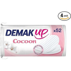 Demak'Up Cocoon Set of Cotton Wool Pads – Pack of 4