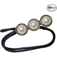 Fine Hair Retro Accessory Pearl Fake Easy Bun Shaper Roll Maker for Hair Bun