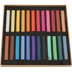 ANKROYU Colouring Pencils Chalk, Colour Hair Chalk, Blackboard Chalk Pens, Painting Chalk Set, Washable Chalk Pens for Washing Out Hair Dyes, Cosplay Hair Dyes (24 Colours)